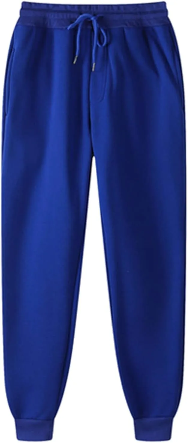 2025 Women Fleece Lined Joggers Casual Thermal Bunched Feet Sweatpant Sport Gym Pants Drawstring Workout Sweat Pant