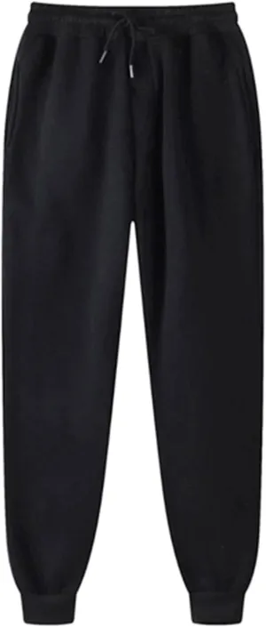 2025 Women Fleece Lined Joggers Casual Thermal Bunched Feet Sweatpant Sport Gym Pants Drawstring Workout Sweat Pant