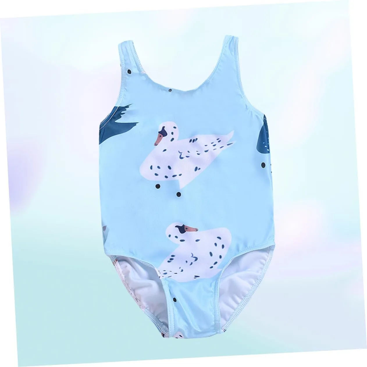 2pcs One Piece Swim Suits Girls Swimming Suits Girl Swimsuits Blue Swimwear for Girls Kid Swimsuit Summer Swimwear Cartoon One-Piece Swimsuit Child Girl One Piece Swimsuit