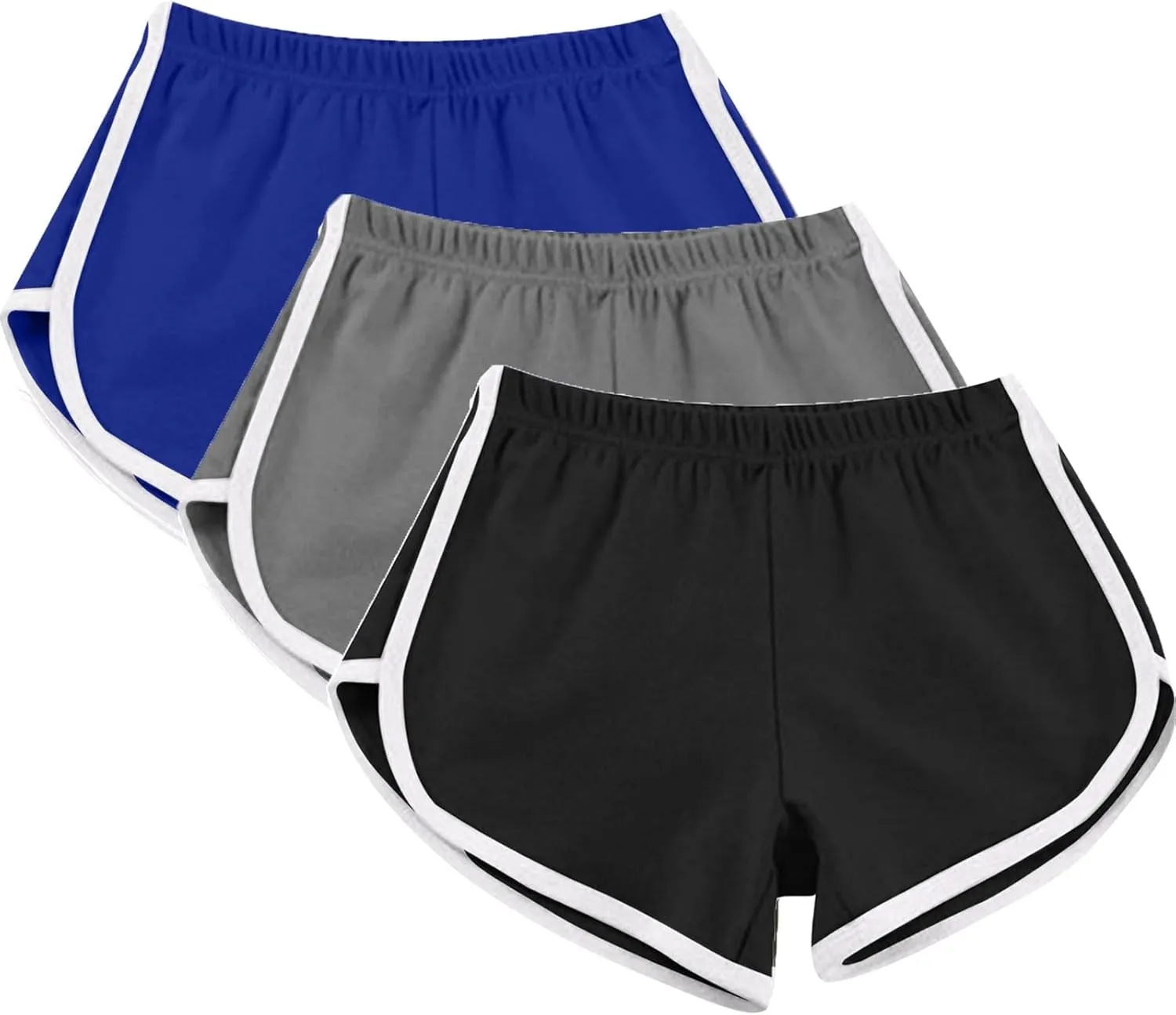 3PC Women Solid Color Sports Pant High Elastic Waist Pants Baggy Active Pants Plus Size Pants Jogger Lounge Pants