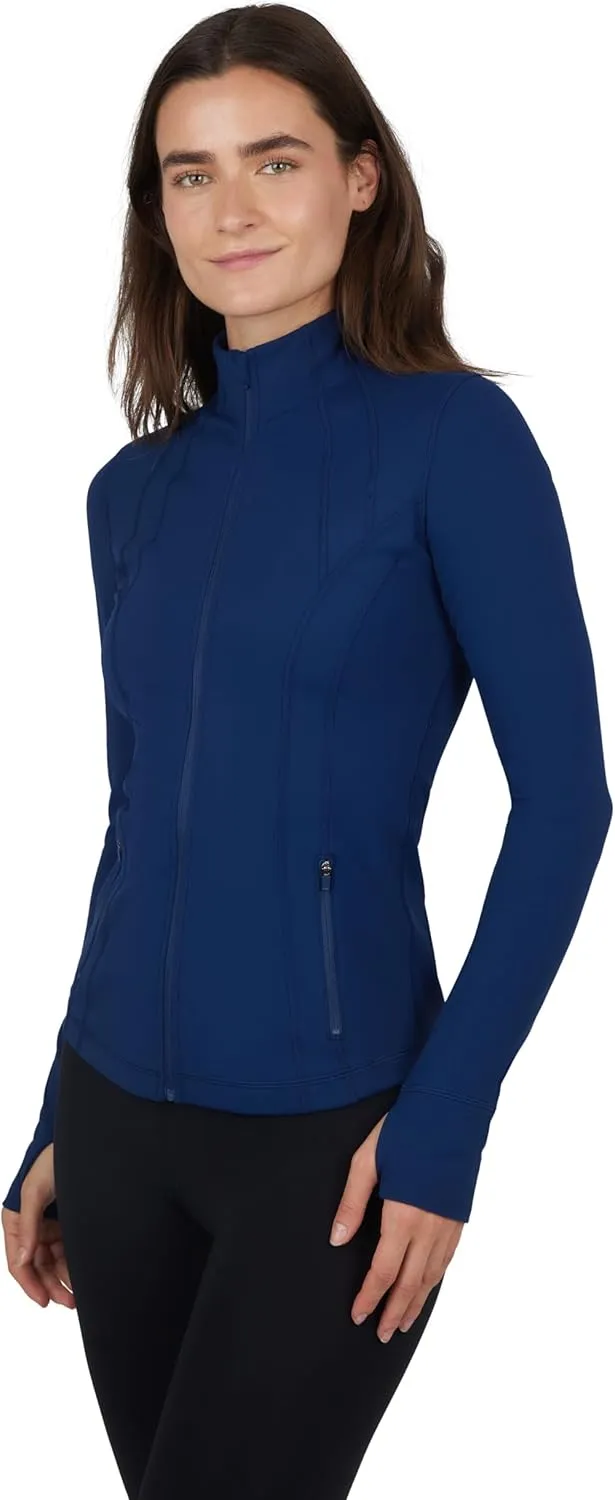 90 Degree By Reflex Women’s Lightweight, Full Zip Running Track Jacket