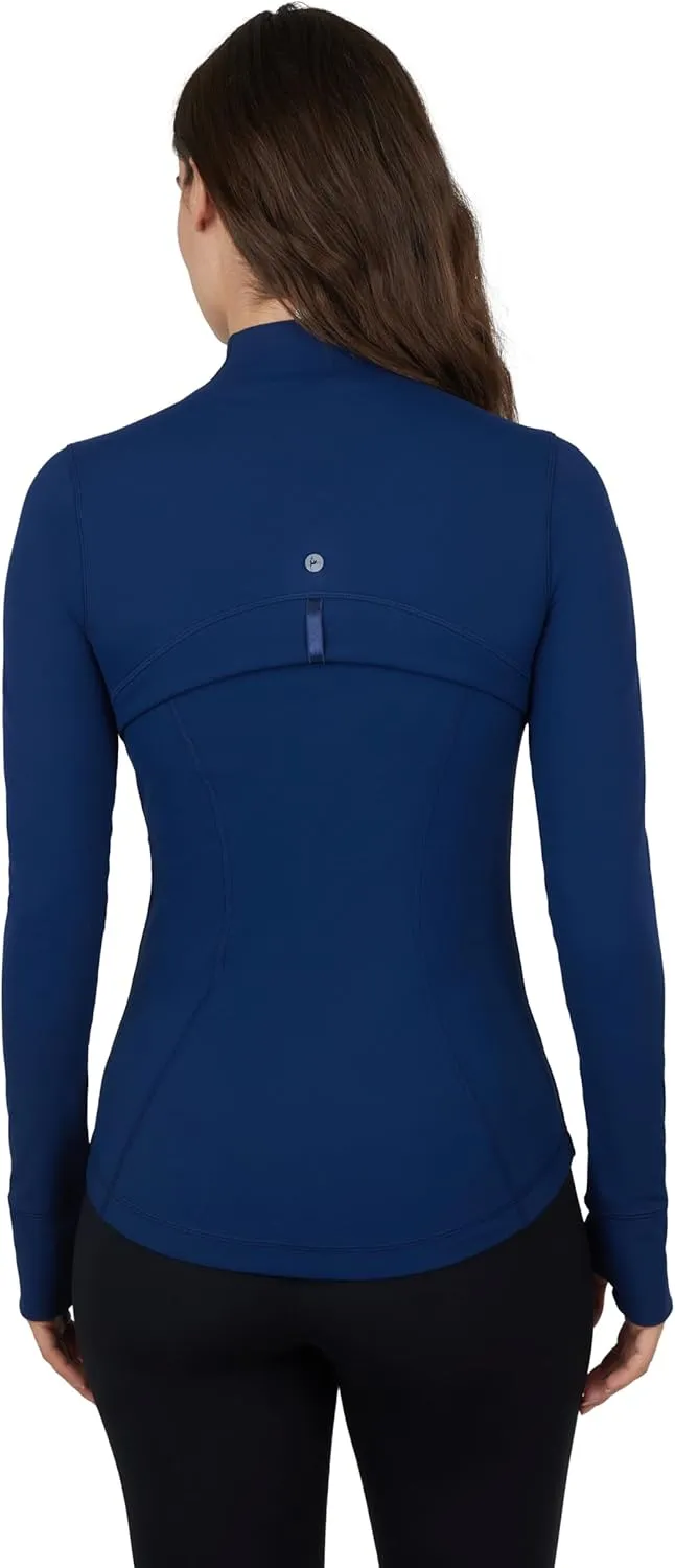 90 Degree By Reflex Women’s Lightweight, Full Zip Running Track Jacket
