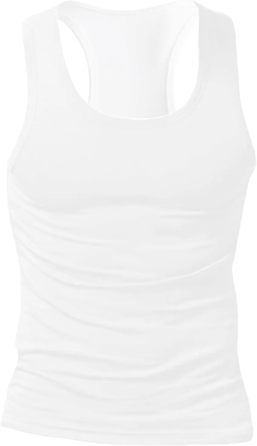 Athletic Tank Tops for Men Stretchy Cotton Summer Fitness Exercise Sleeveless Vest Casual Outdoor Running Tops 4Pack