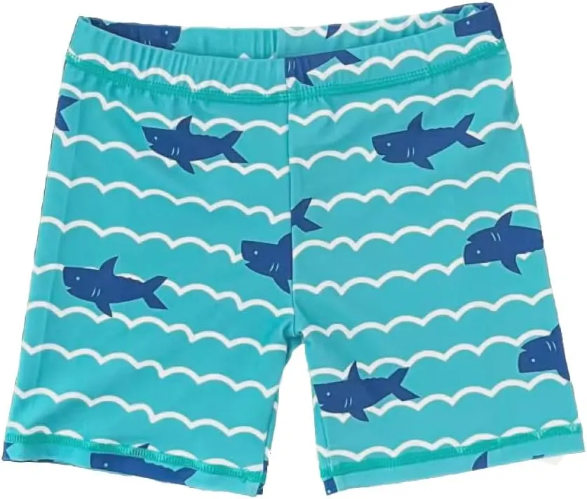 Baby Toddler Boys Two Pieces Swimsuit Set Swimwear Dinosaur Bathing Suit Rash Guards with Hat UPF 50 