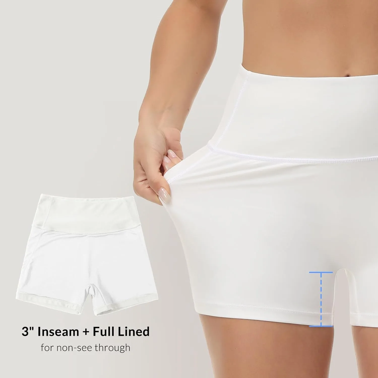 baleaf Women's 3"/5"/6"/8" High Waisted Swim Shorts Tummy Control Swimsuits Bottoms Modest Board Shorts UPF 50 