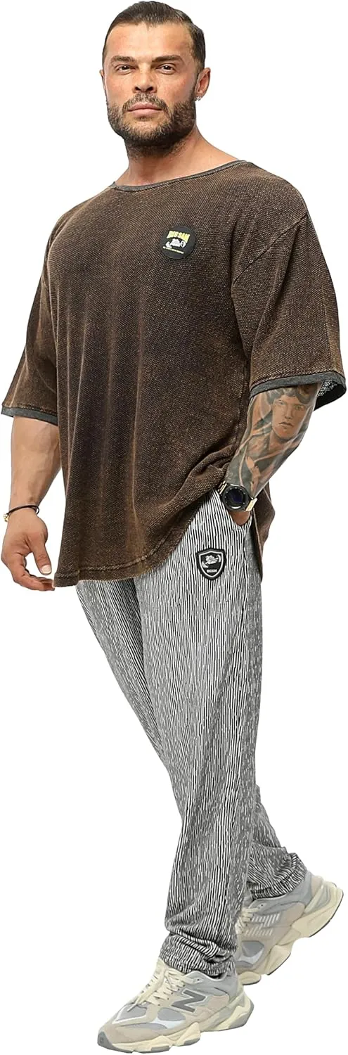 BIG SAM SPORTSWEAR COMPANY Men's Baggy Sweatpants with Pockets, Oldschool Loose Fit Gym Pants