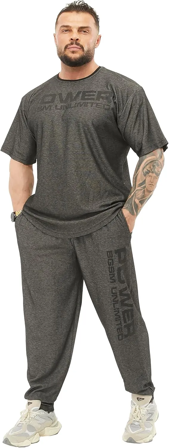 BIG SAM SPORTSWEAR COMPANY Men's Baggy Sweatpants with Pockets, Oldschool Loose Fit Gym Pants