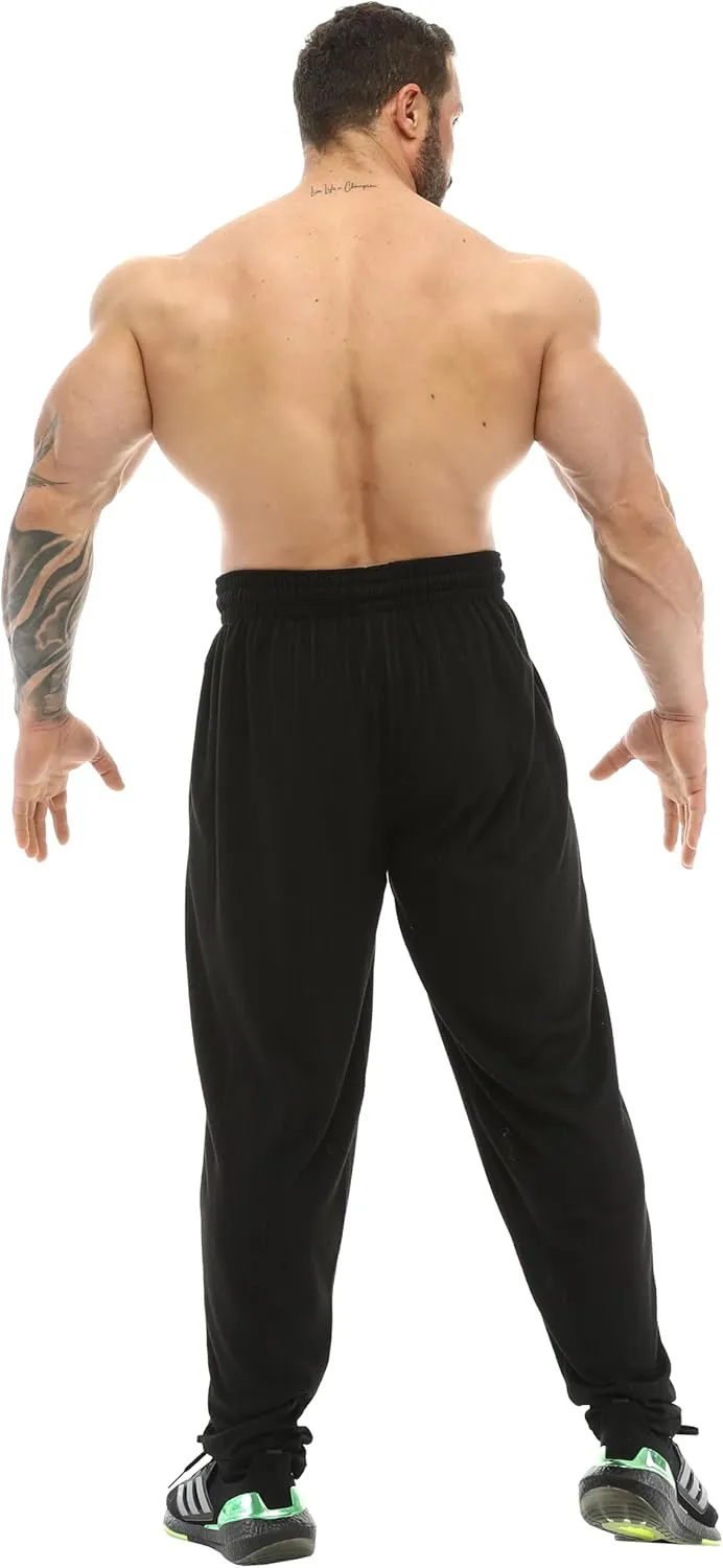 BIG SAM SPORTSWEAR COMPANY Men's Baggy Sweatpants with Pockets, Oldschool Loose Fit Gym Pants