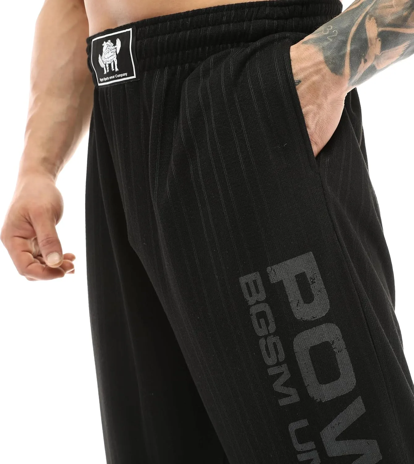 BIG SAM SPORTSWEAR COMPANY Men's Baggy Sweatpants with Pockets, Oldschool Loose Fit Gym Pants
