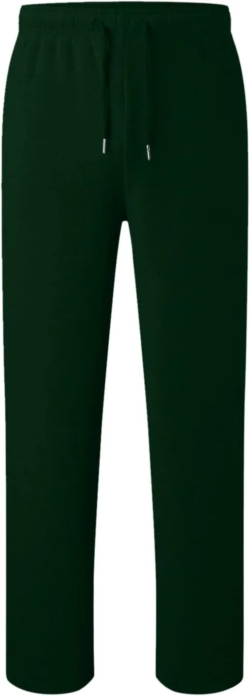 Black Cargo Pants Men Baggy Sweatpants for Men Mens Heavyweight Drawstring Cargo Sweatpants Loose Fit Athletic Gym Pants