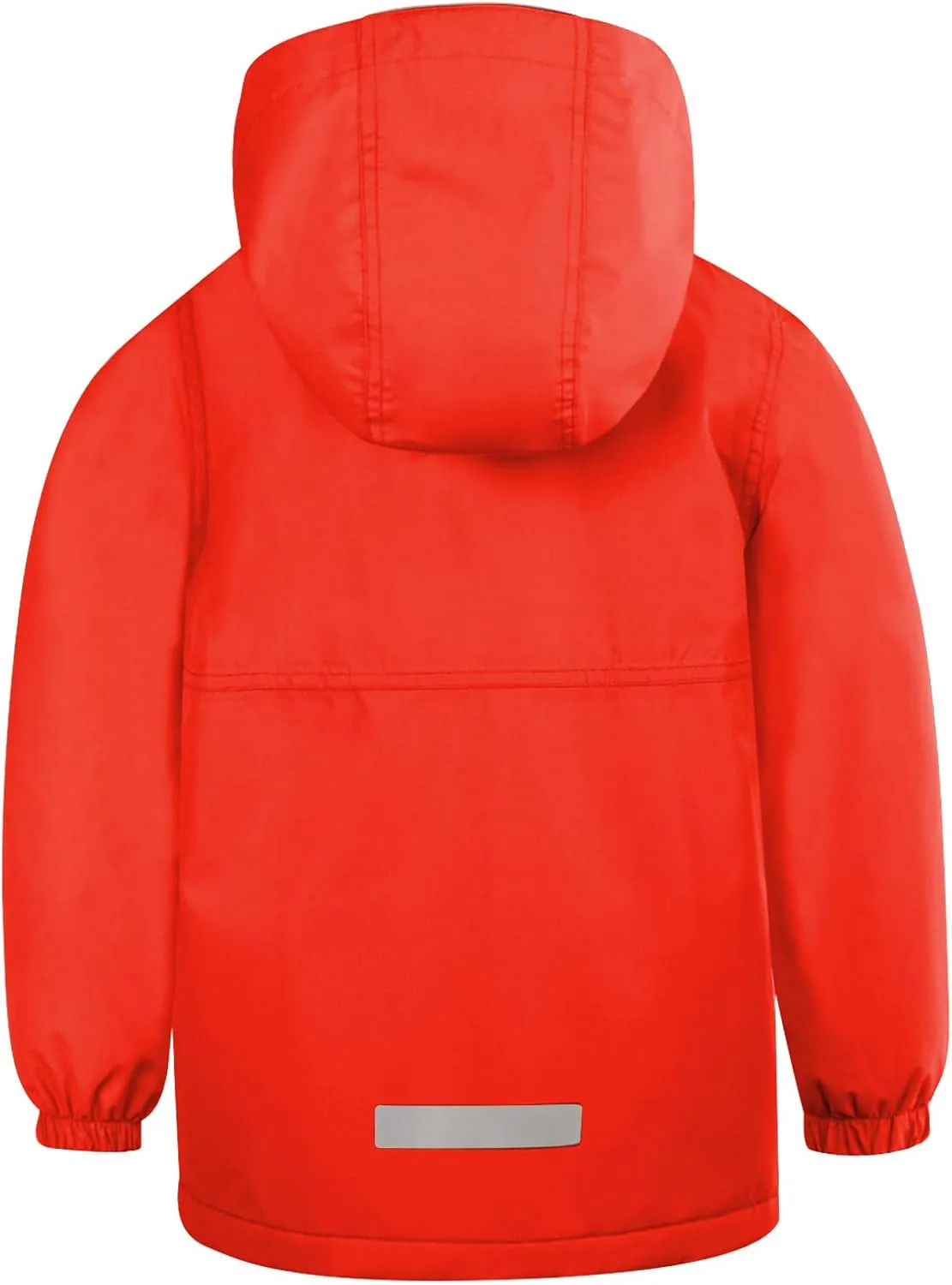 Boys Girls Kids Softshell Jacket With Hood Lightweight Waterproof Warm Raincoats Fleece Lined Windbreakers for Kids