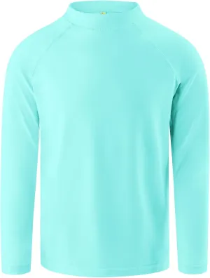 Boys Rash Guard Swim Shirt Long Sleeve Rashguard UPF  50 SPF Sun Water Surfing Shirts for Toddler Kids Youth Teen 2T-16Y