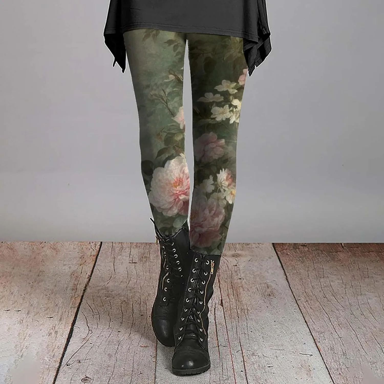 Butt Lift Leggings for Women Tummy Control Womens Printed Leggings with Pockets Leggings Women Sport