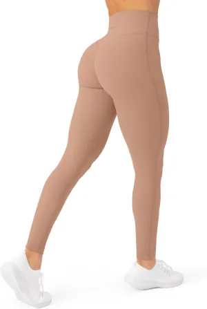 Buttery Soft Workout Leggings for Women - High Waisted No Front Seam Gym Leggings Yoga Pants - FlexFlow