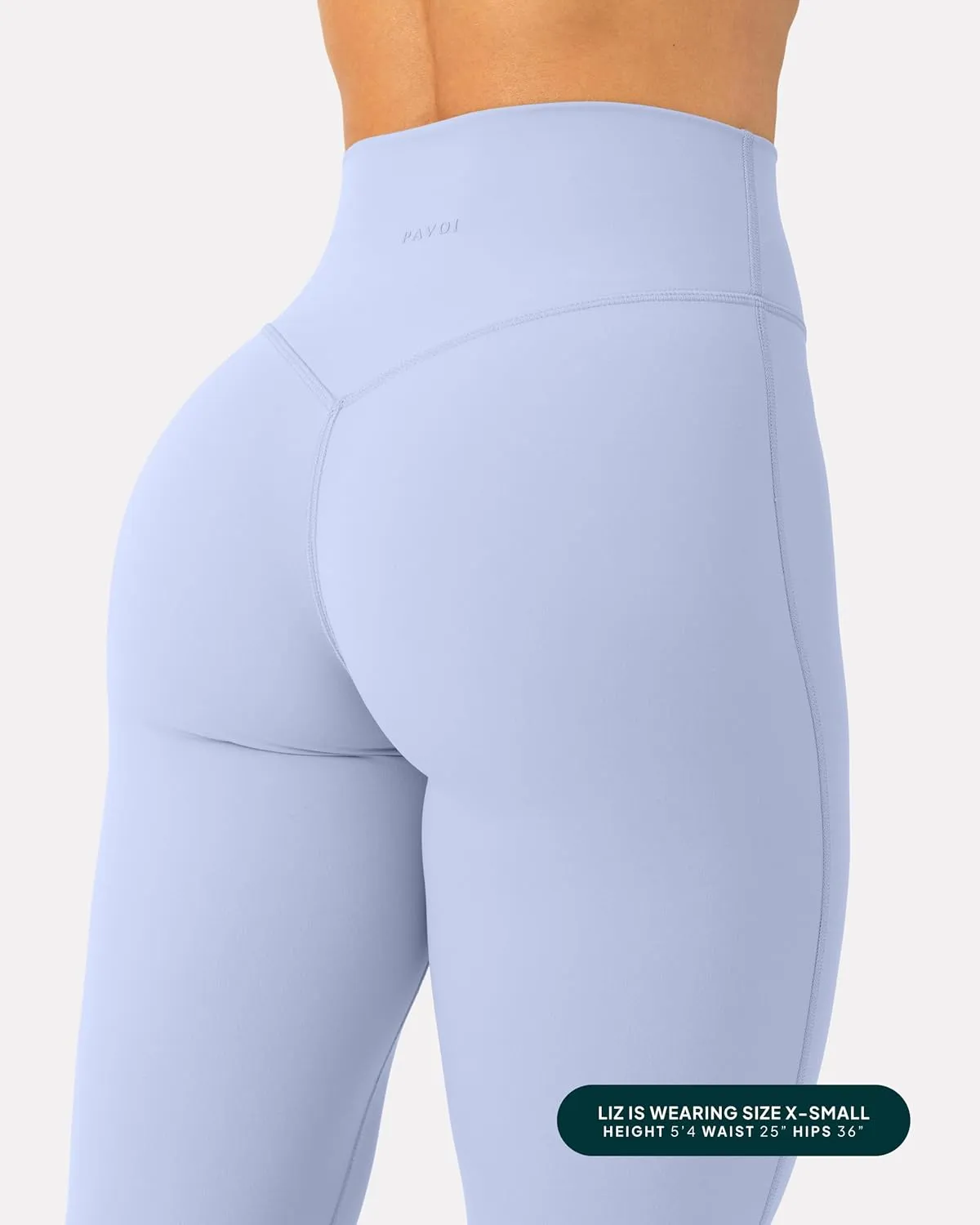 Buttery Soft Workout Leggings for Women - High Waisted No Front Seam Gym Leggings Yoga Pants - FlexFlow
