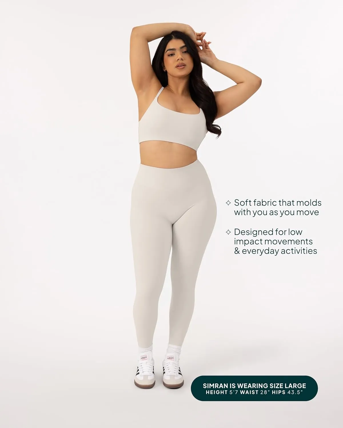 Buttery Soft Workout Leggings for Women - High Waisted No Front Seam Gym Leggings Yoga Pants - FlexFlow