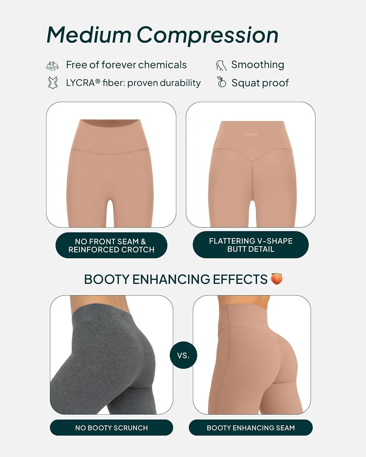 Buttery Soft Workout Leggings for Women - High Waisted No Front Seam Gym Leggings Yoga Pants - FlexFlow