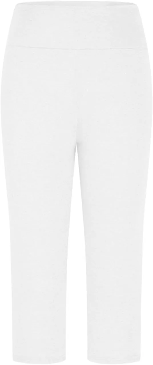 Capri Leggings for Women High Waisted Stretch Slim Fit Casual Athletic Yoga Pants Workout Exercise Lounge Bottoms