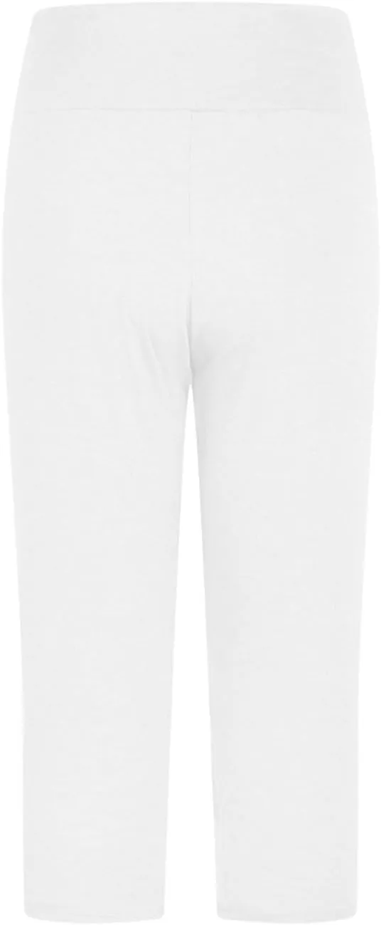 Capri Leggings for Women High Waisted Stretch Slim Fit Casual Athletic Yoga Pants Workout Exercise Lounge Bottoms