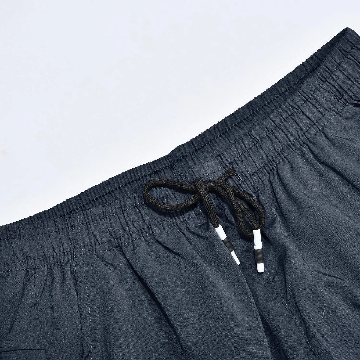 Casual Pants for Men Relaxed Fit Lightweight Drawstring Sweatpants Plus Size Elastic Waist Comfy Joggers Baggy Hiking Pants