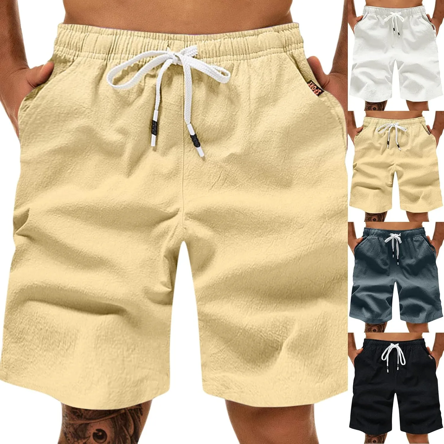 Cathalem Shorts for Men,Athletic Hiking Pants Quick Dry Workout Pants Lightweight Sports Gym Running Short Basketball