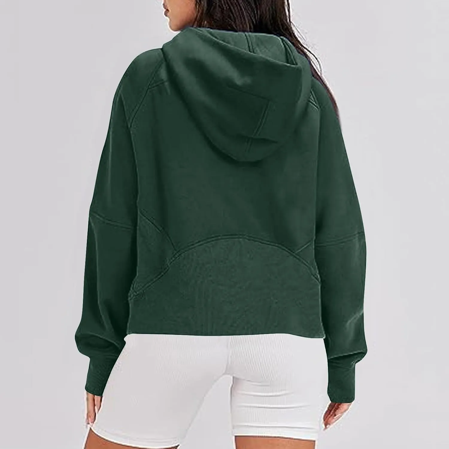 ChicCrate Half Zip Sweatshirt Women Quarter Zip Zip up Hoodie Jackets Winter Clothes Pullover 2025 Cowgirl Shirt