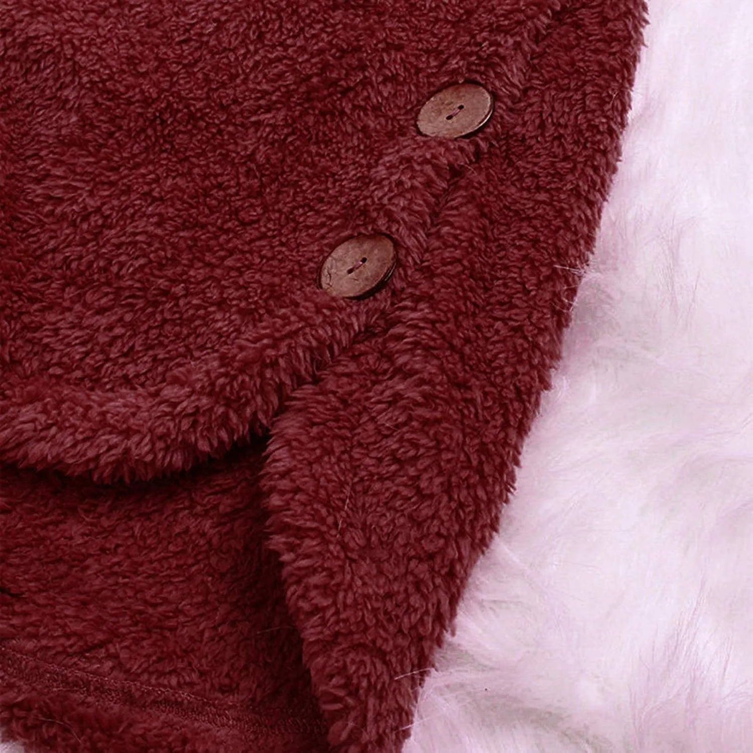 ChicCrate Womens Hooded Fuzzy Fleece Casual Coat Oversized Winter Warm Jacket Outerwear Trendy Fashion 2025