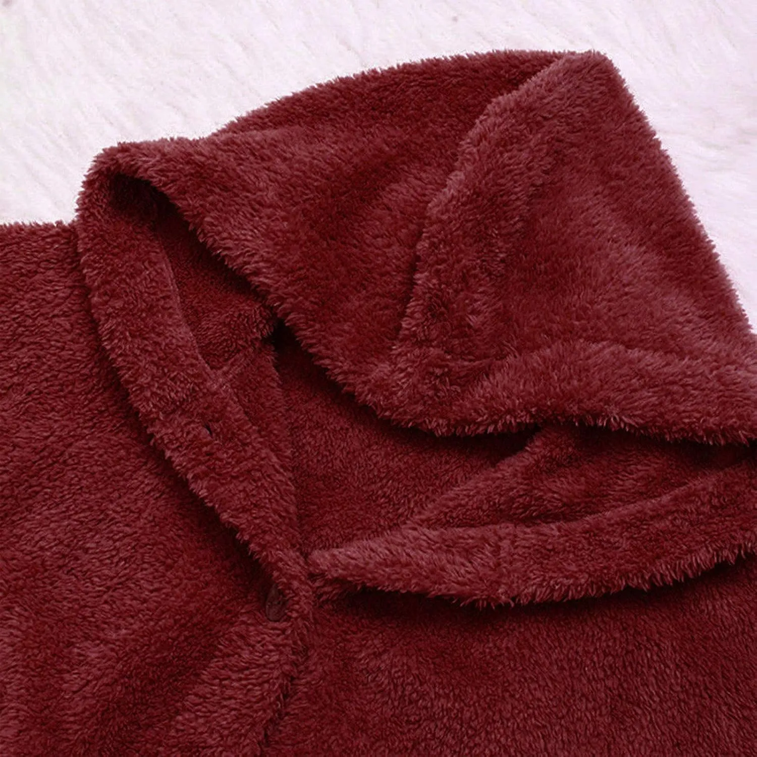 ChicCrate Womens Hooded Fuzzy Fleece Casual Coat Oversized Winter Warm Jacket Outerwear Trendy Fashion 2025