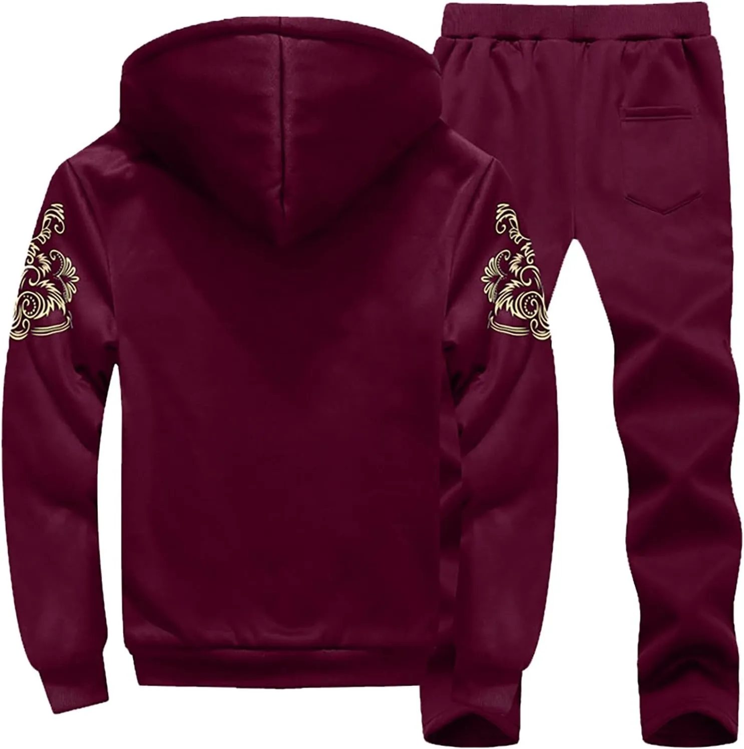 Deportivos para New Men's Baseball Wear Casual Cardigan Coat Matching Color Sports Pants Suit Sweat Pants Sweat