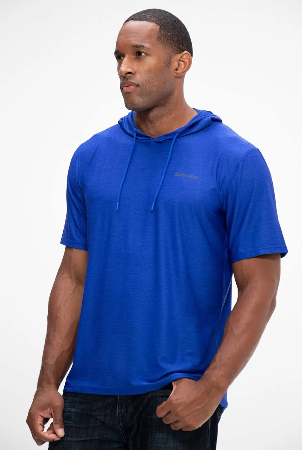DEVOPS 3 Pack Men's Hoodie Short Sleeve Fishing Hiking Running Workout T-Shirts