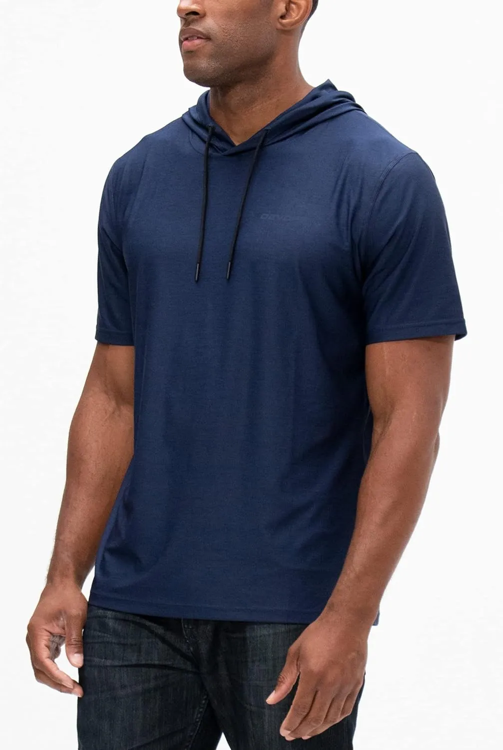 DEVOPS 3 Pack Men's Hoodie Short Sleeve Fishing Hiking Running Workout T-Shirts