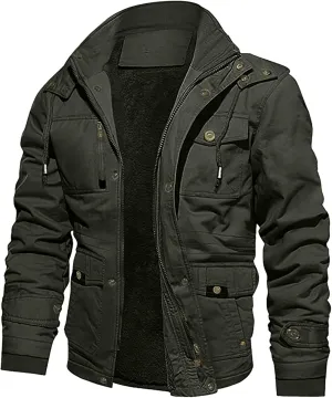 Fleece Lined Hooded Sweatshirts Zipper Sherpa Fluffy Workout Warm Casual Jacket Coat Fluffy Fuzzy Sweaters Plush Coat