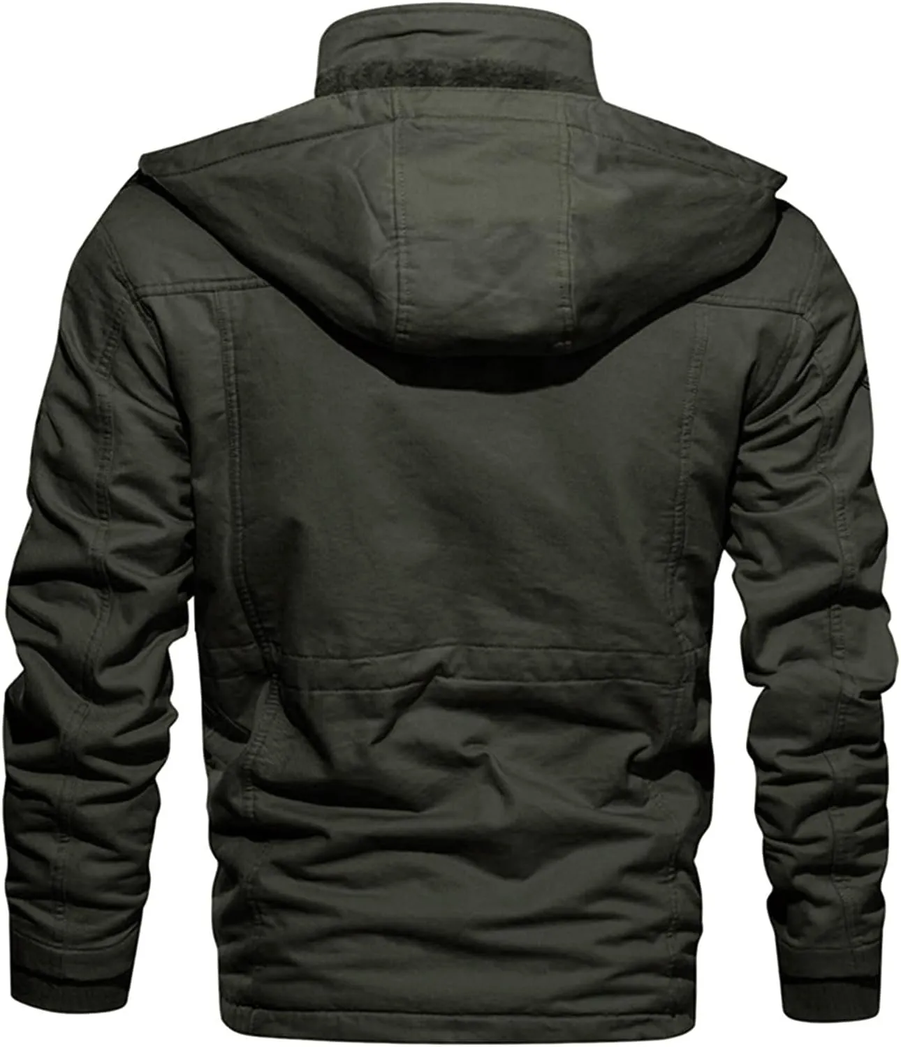 Fleece Lined Hooded Sweatshirts Zipper Sherpa Fluffy Workout Warm Casual Jacket Coat Fluffy Fuzzy Sweaters Plush Coat