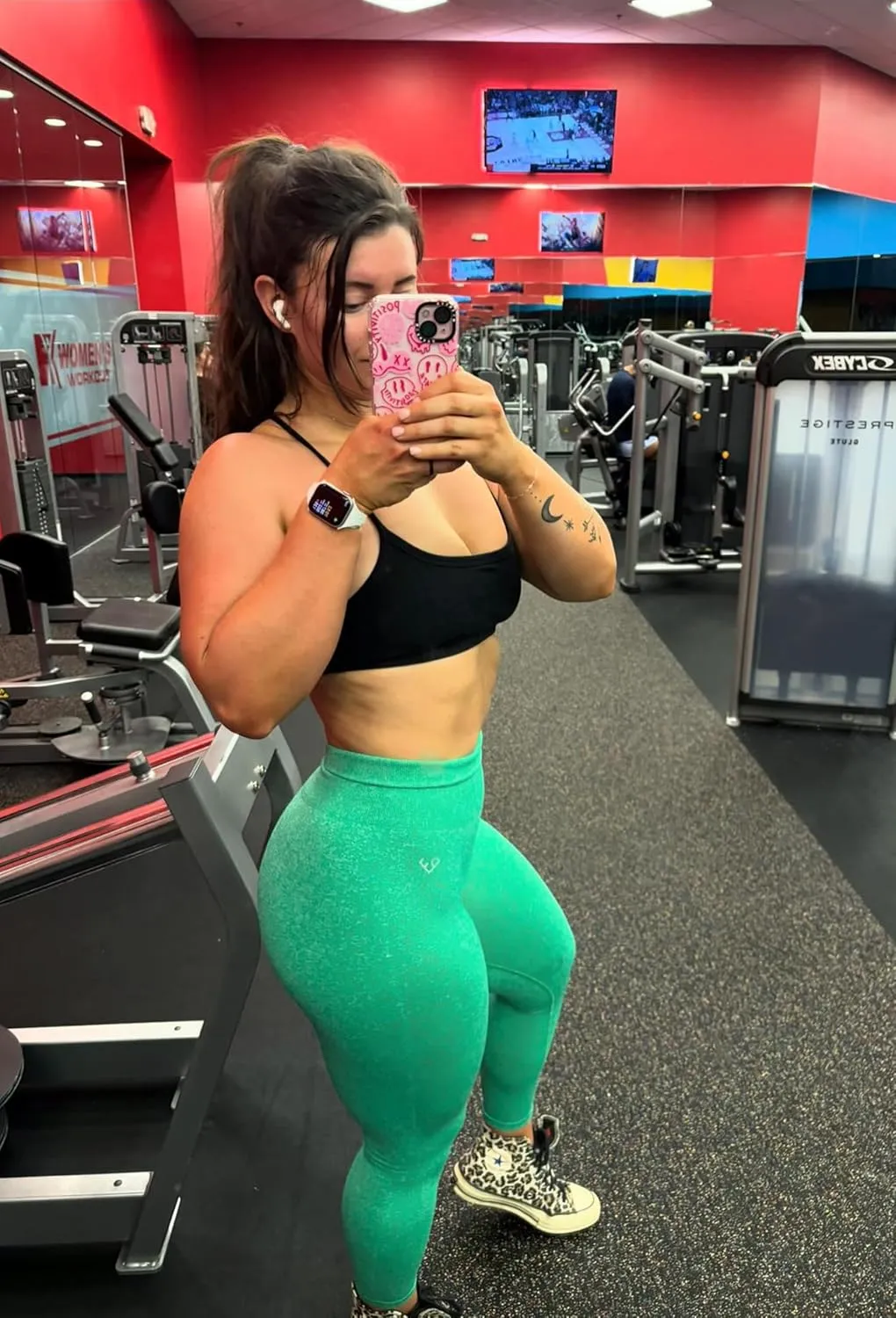 Gym Leggings for Women, High Waisted Workout Seamless Leggings, Women's Tummy Control Activewear Yoga Pants