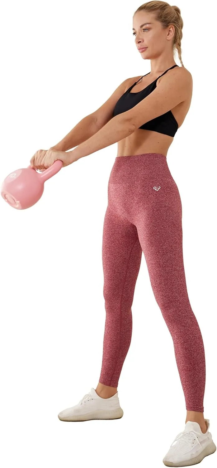 Gym Leggings for Women, High Waisted Workout Seamless Leggings, Women's Tummy Control Activewear Yoga Pants