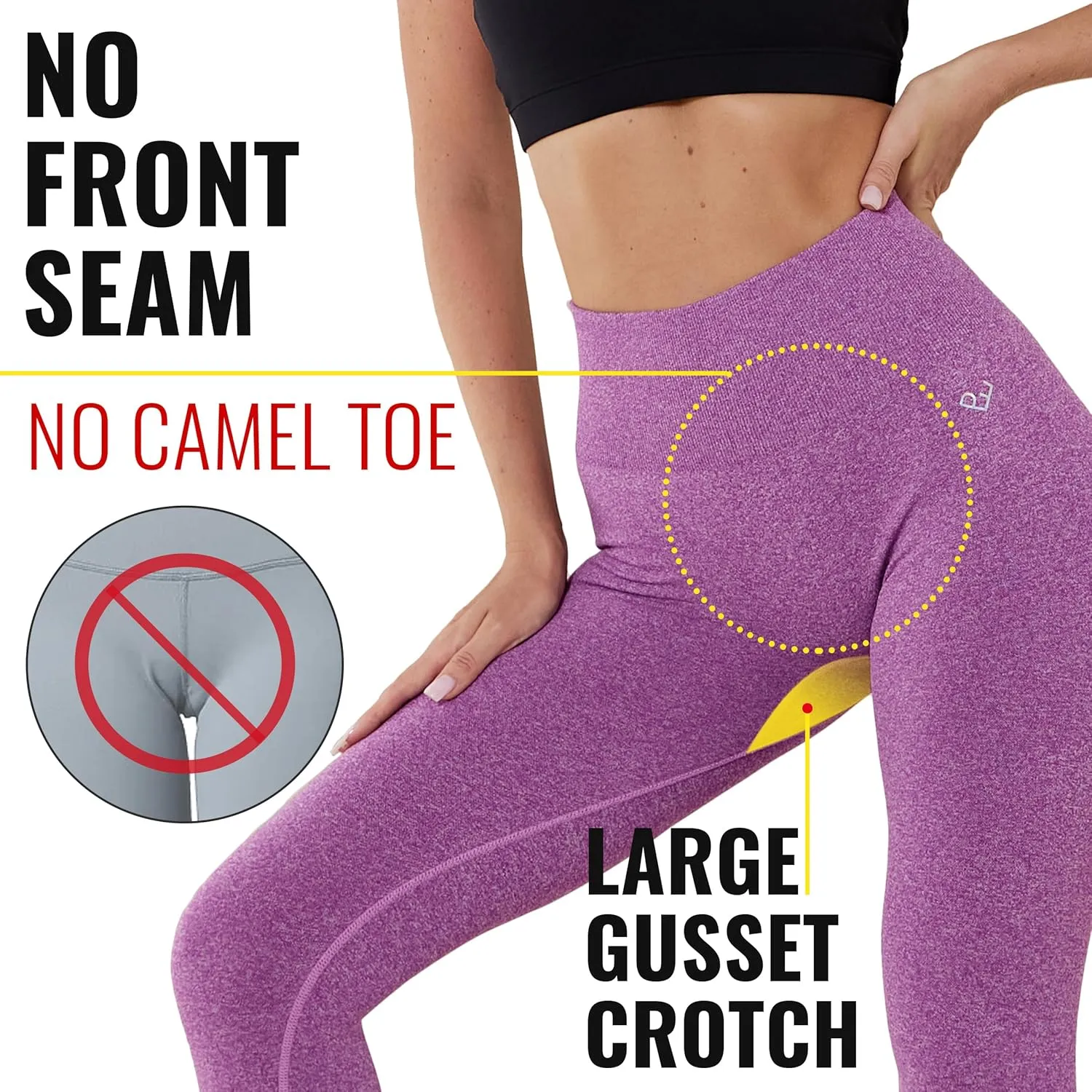 Gym Leggings for Women, High Waisted Workout Seamless Leggings, Women's Tummy Control Activewear Yoga Pants