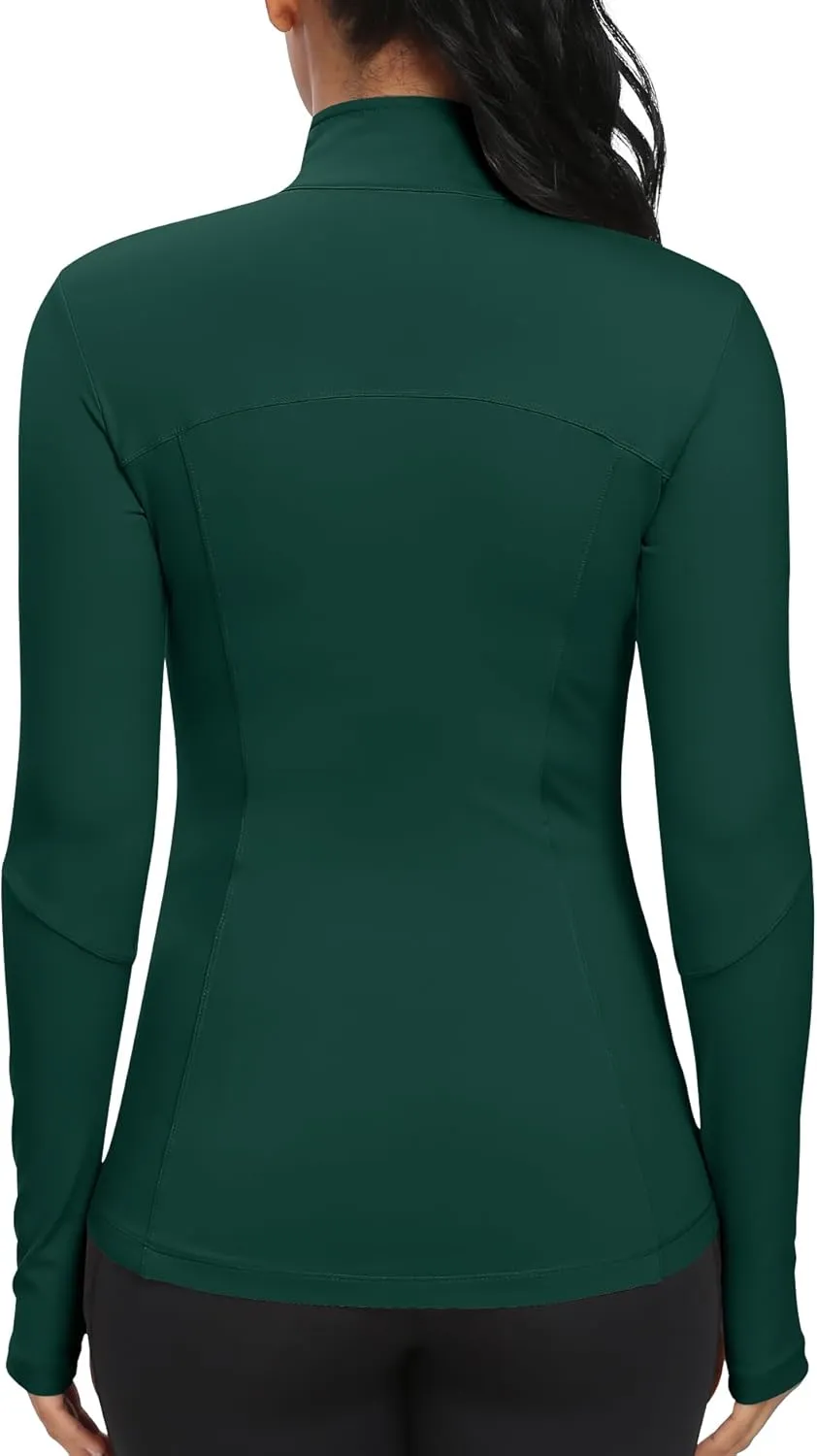 GYM RAINBOW Workout Jackets for Women, Full Zip Slim Fit Lightweight Athletic Running Sports Track Jacket with Pockets