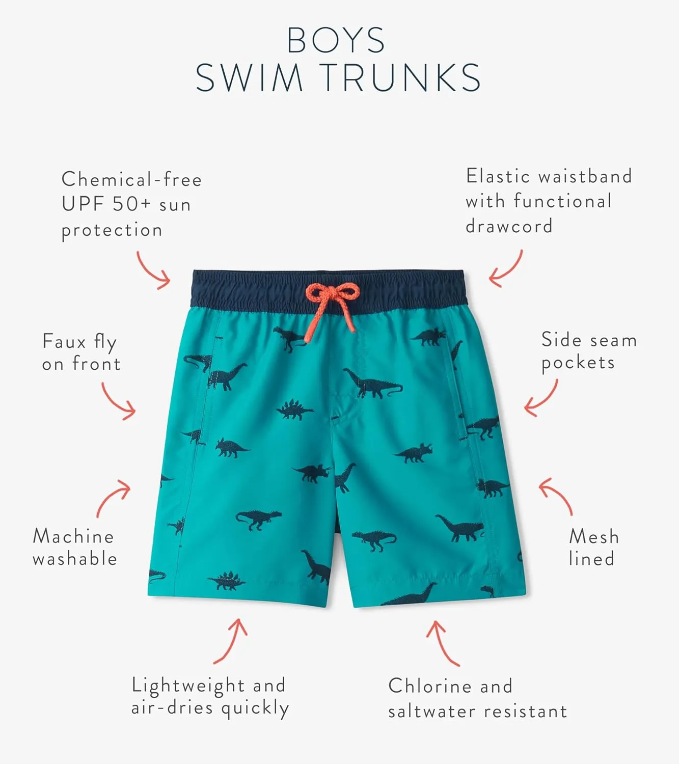 Hatley Boys' Swim Board Shorts