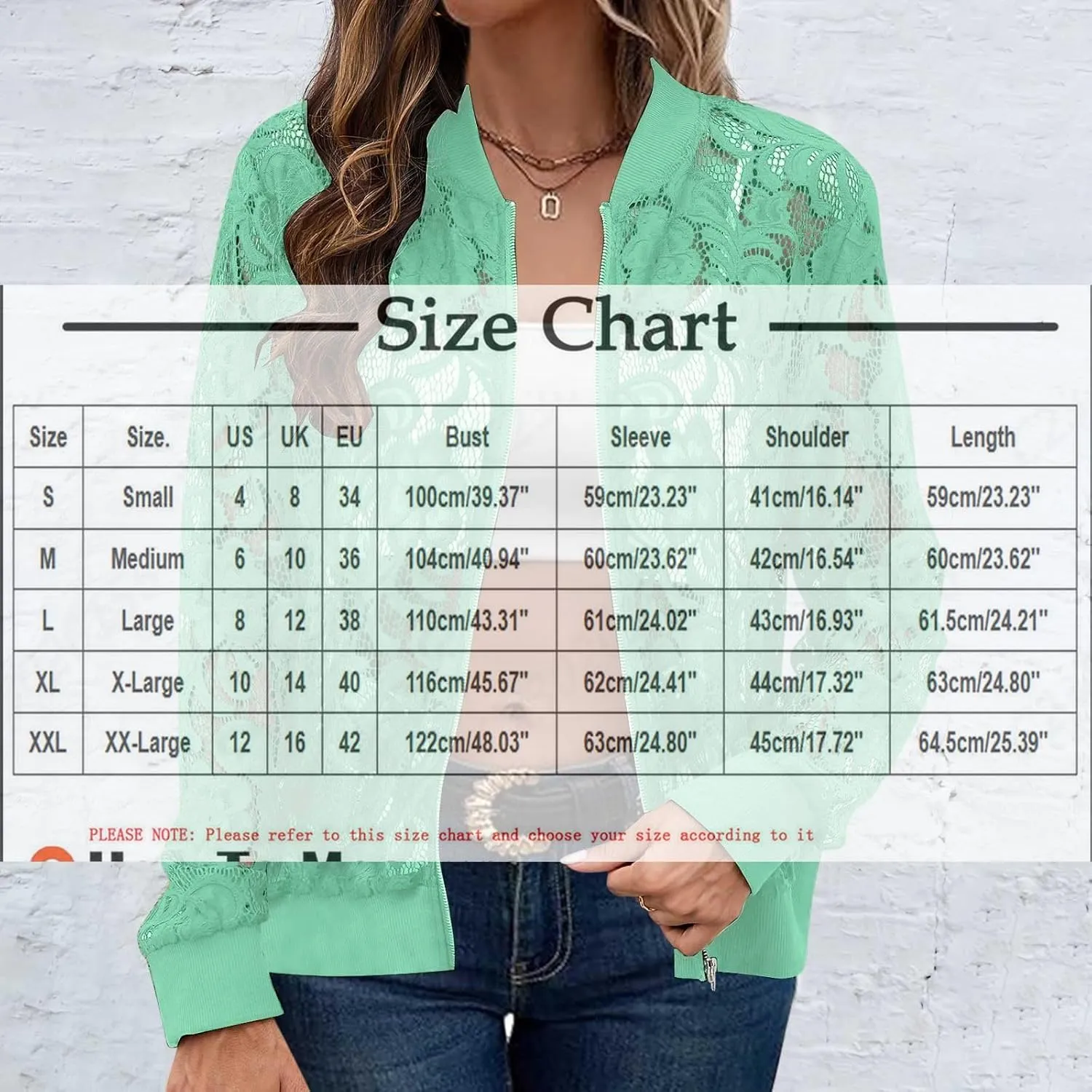 HGps8w Floral Lace Jackets for Women's Stand Collar Zip Up Mesh Sheer Baseball Jacket