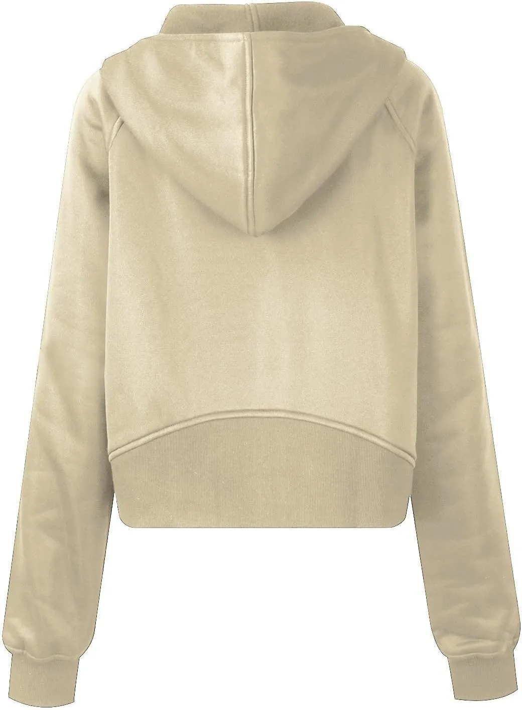 Hoodies for Women Full Zip Up Cropped Sweatshirts Fleece Jackets Casual Comfy Gym Tops Athletic Hoodie with Pockets