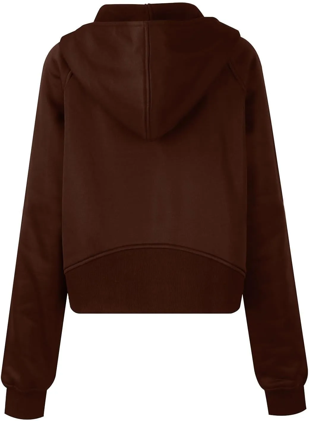 Hoodies for Women Full Zip Up Cropped Sweatshirts Fleece Jackets Casual Comfy Gym Tops Athletic Hoodie with Pockets