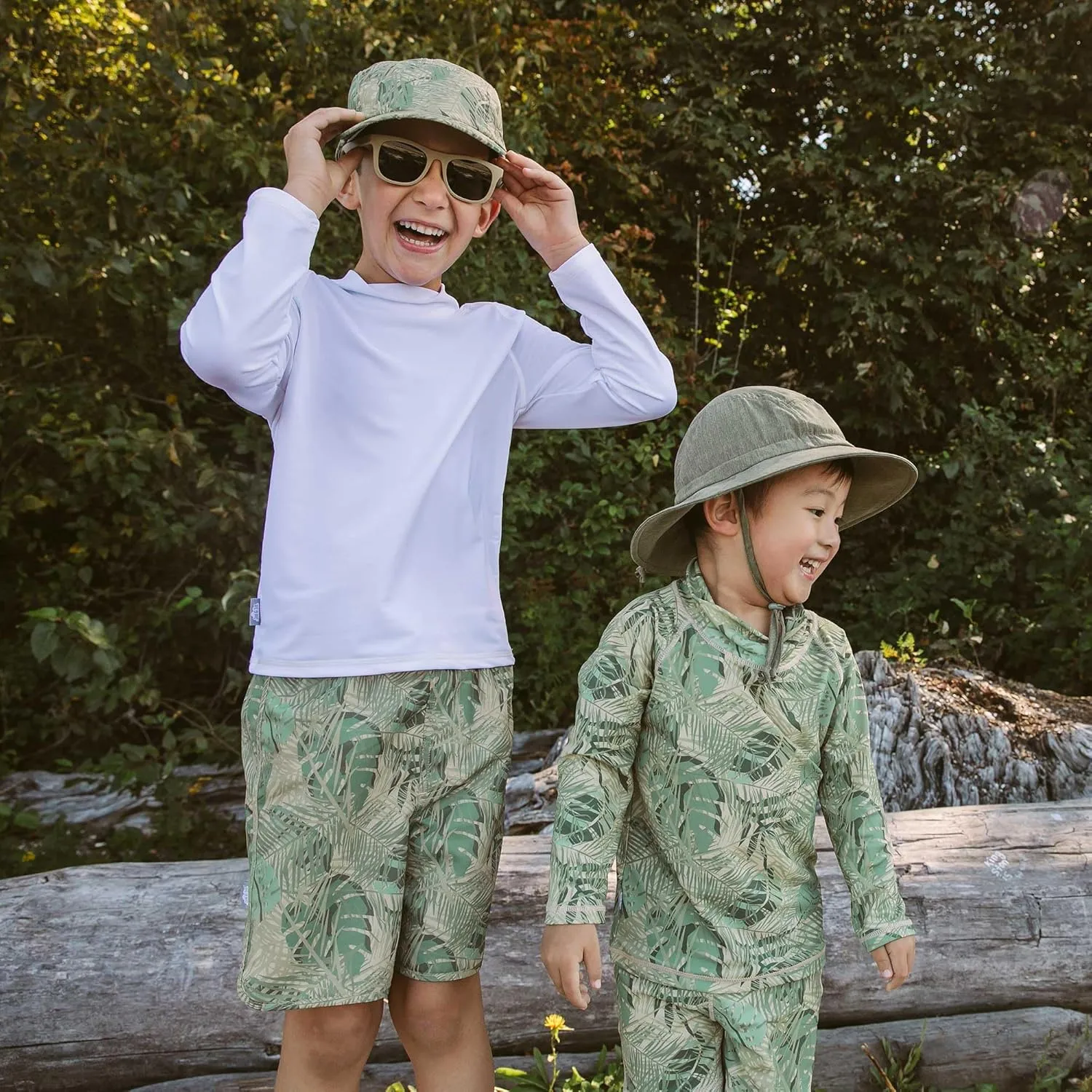 JAN & JUL UV Swim Shorts and Long Sleeve UV Shirt for Toddlers