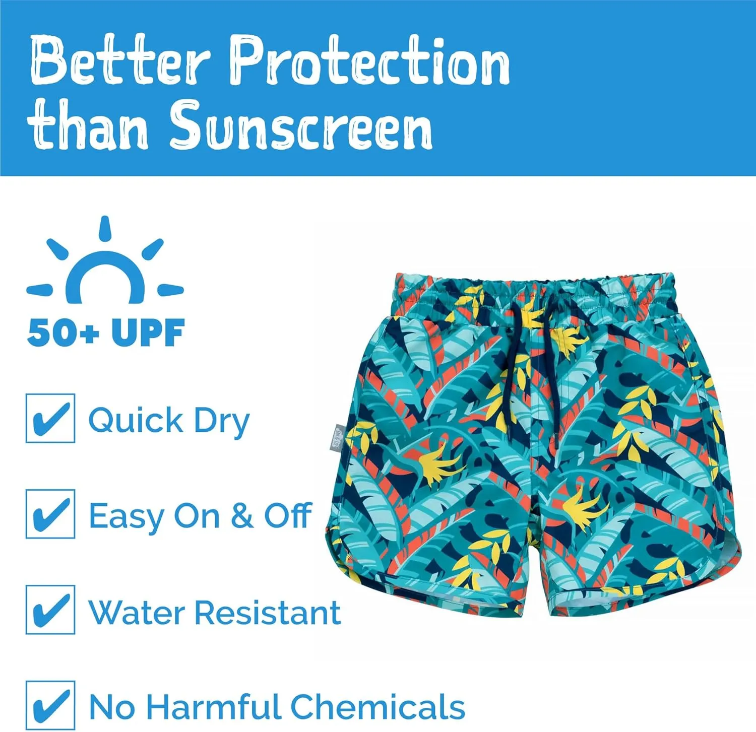 JAN & JUL UV Swim Shorts and Long Sleeve UV Shirt for Toddlers