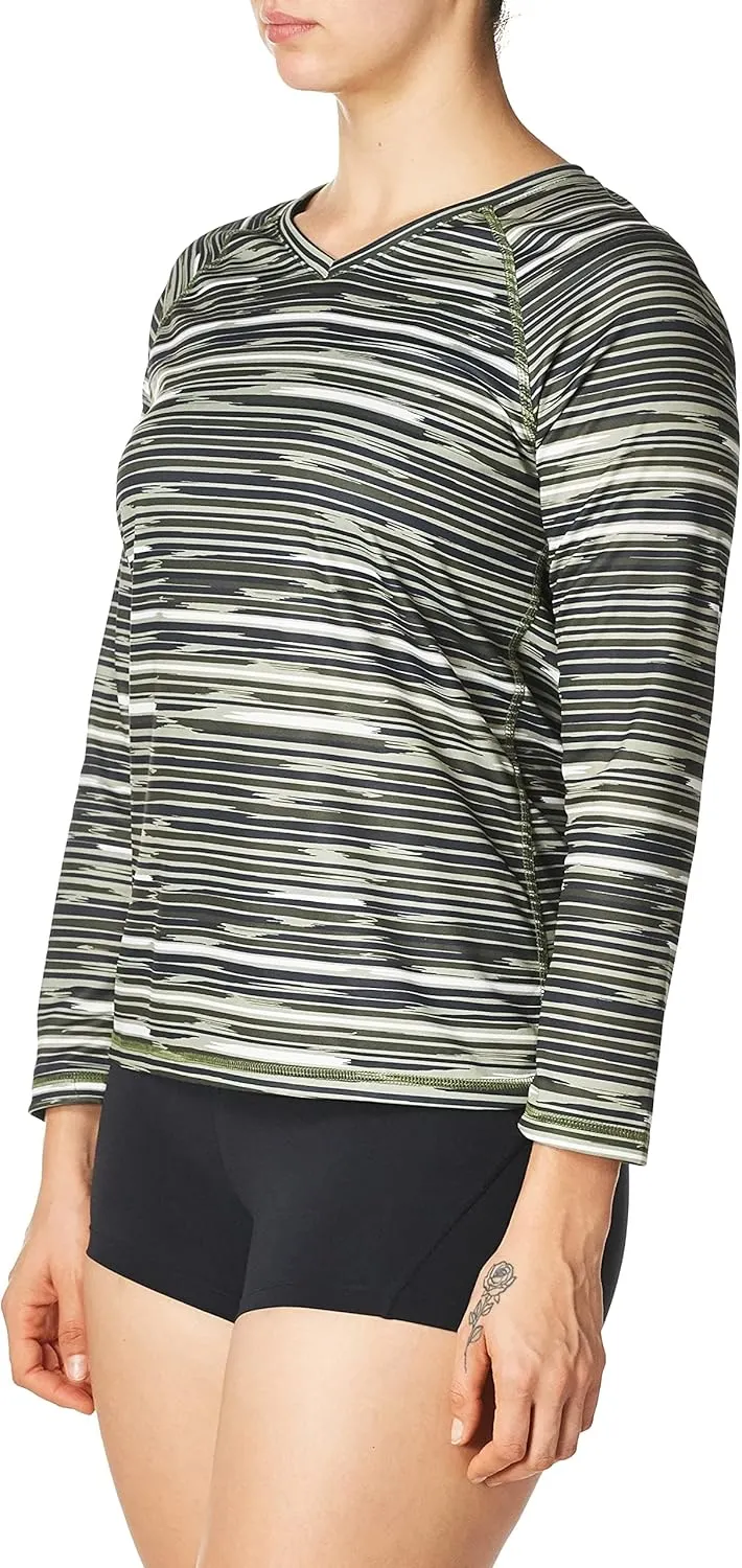Kanu Surf Women's UPF 50  Long Sleeve Active Swim Tee & Workout Top