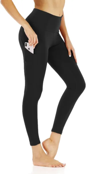 Leggings Pants for Women Tummy Control Lightweight Trendy High Waisted Stretch Soft Capri Yoga Gym Pants with Pockets