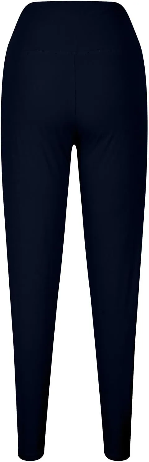 Leggings with Tummy Control for Women, Elastic Pants for Women,Plus Size Brown Leggings,Workout Leggings