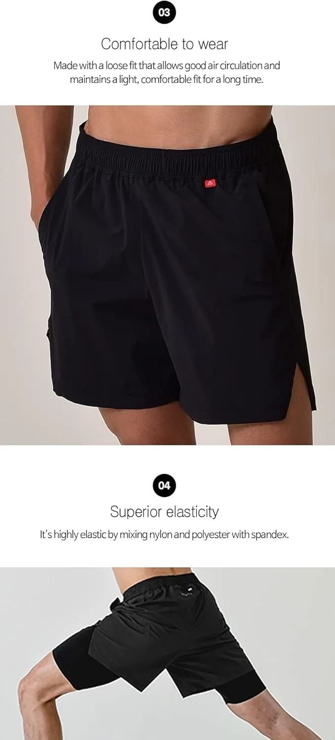 LESTE Ferry Shorts – Mens Quick Dry Training Workout Running Hiking Pants