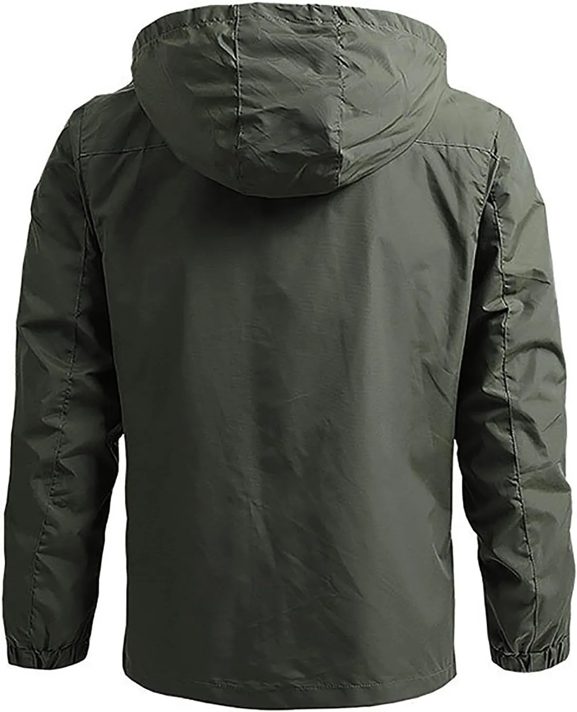 Lightweight Jacket Men Hooded Softshell Jacket Waterproof Windbreaker Fleece Lined Rain Shell Jacket