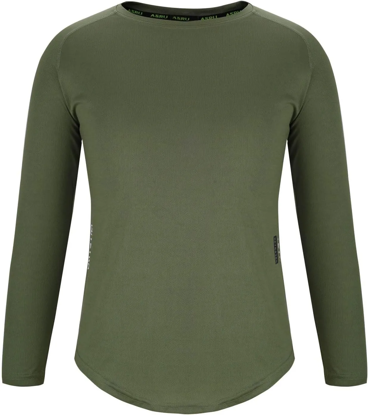 Long Sleeve Crewneck Workout Shirts for Men Moisture Wicking Sun Protection UV UPF 50 Tee T Shirts Men Fishing Running