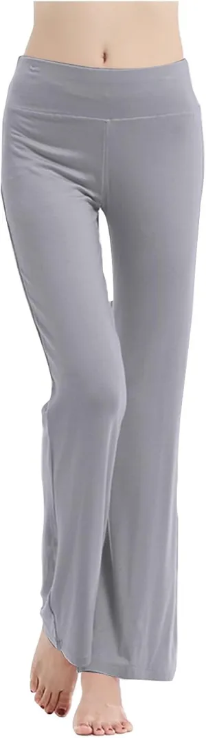 Lounge Pants Womens Straight Leg Butt Lift Trousers Soft Comfortable Yoga Gym Pants Tummy Control Workout Dance Pants
